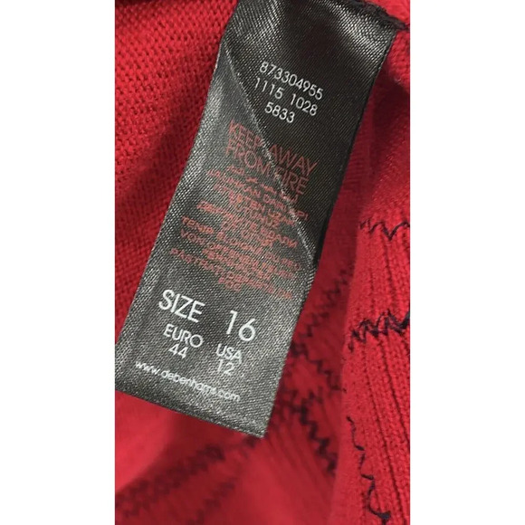 The Collection Debenhams Sweater Embroidered Patch size UK 16 US 12 Cotton Blend - Picture 10 of 11